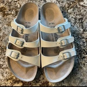 birkenstock arizona florida white sandals